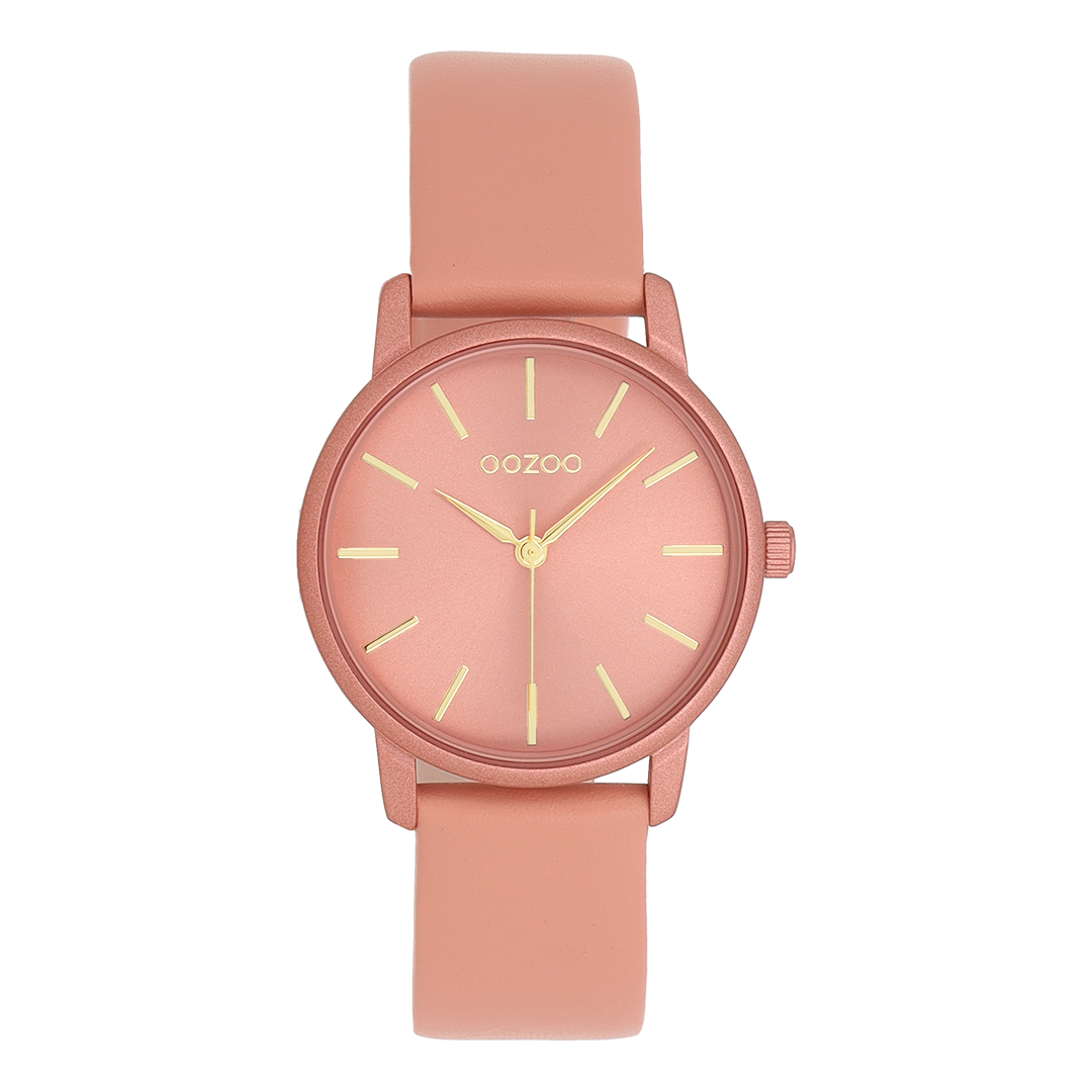 Clay OOZOO watch with leather strap - C11733
